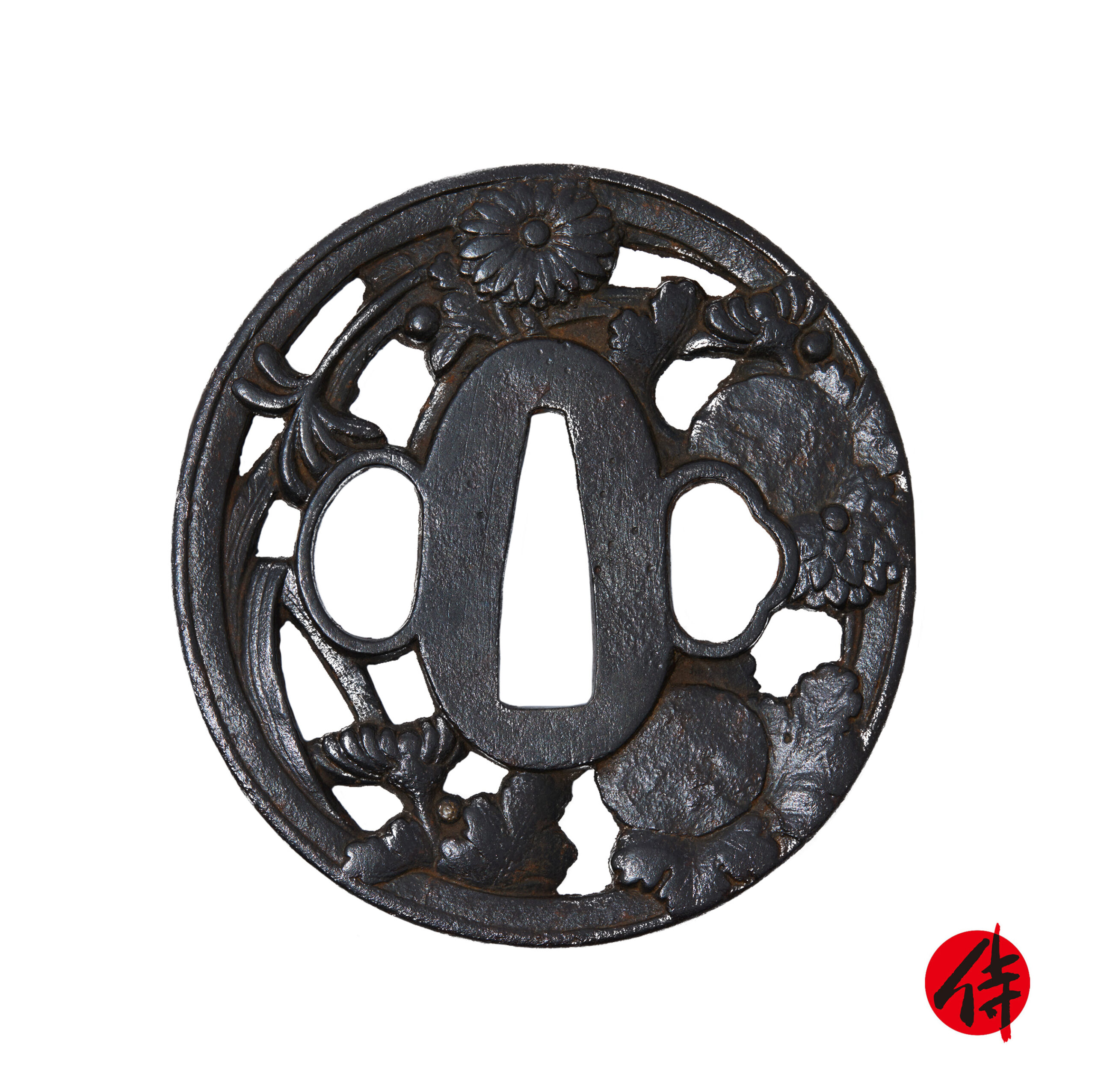 Antique Tsuba for Samurai Sword (T-838)