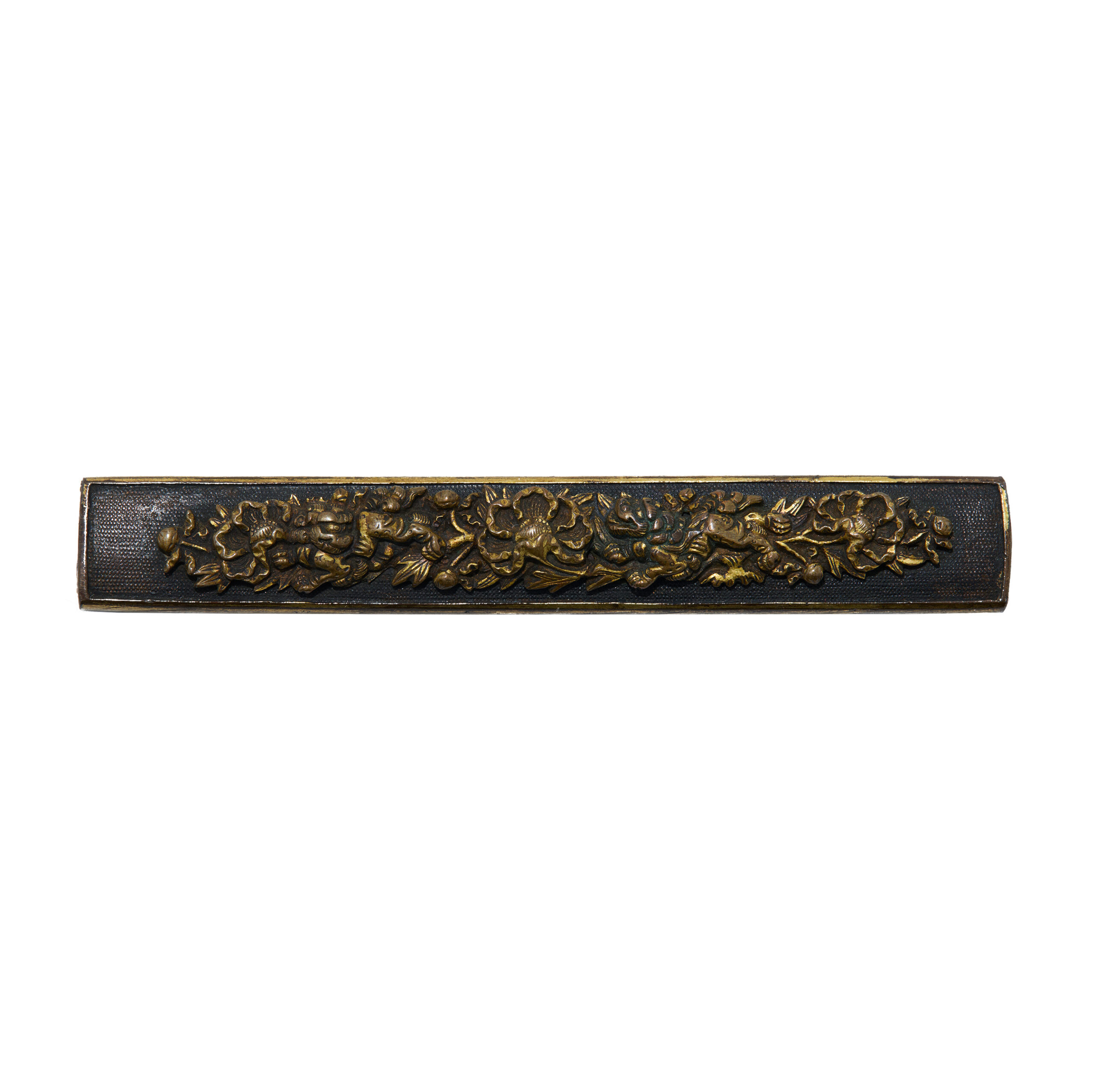 A set of antique Menuki, Kozuka, and Fuchi-Kashira for Samurai Sword (MKF-01) - Image 10