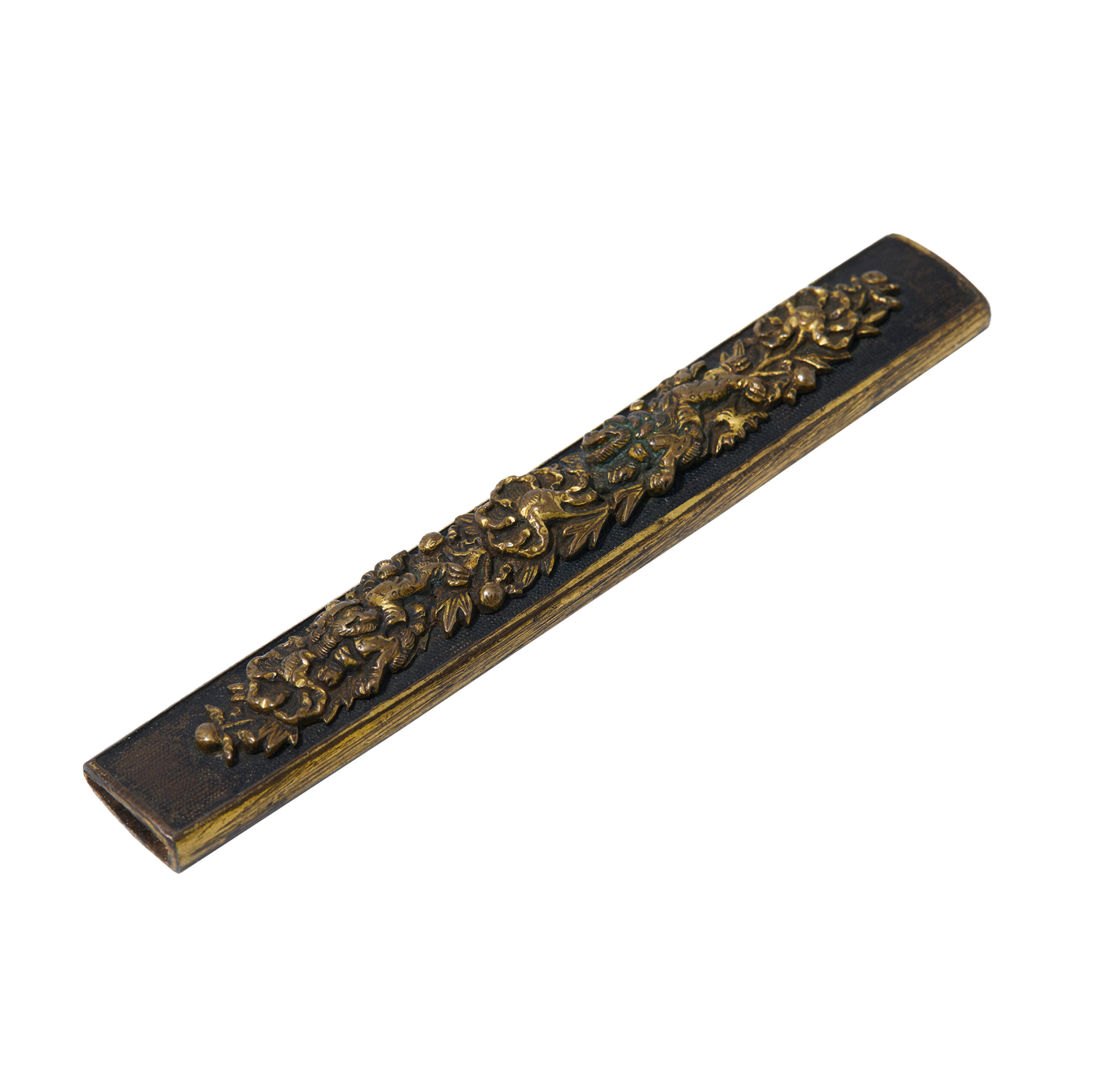 A set of antique Menuki, Kozuka, and Fuchi-Kashira for Samurai Sword (MKF-01) - Image 13