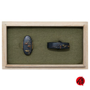 Antique Fuchi Kashira for Samurai Sword (F-62)
