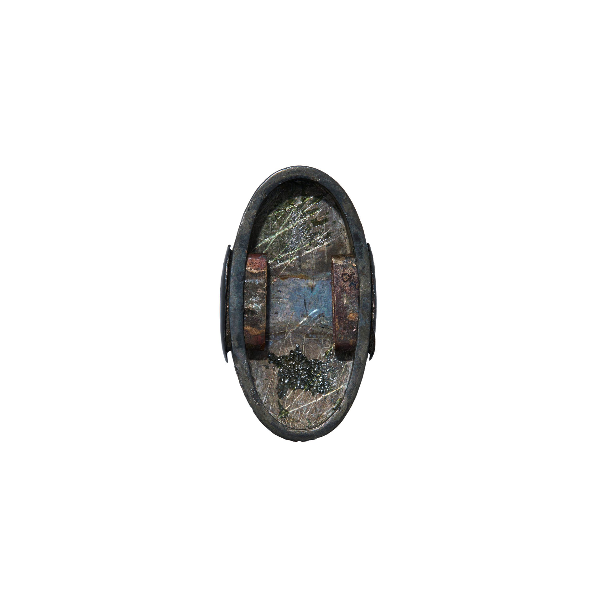 Antique Fuchi Kashira for Samurai Sword (F-57) - Image 3