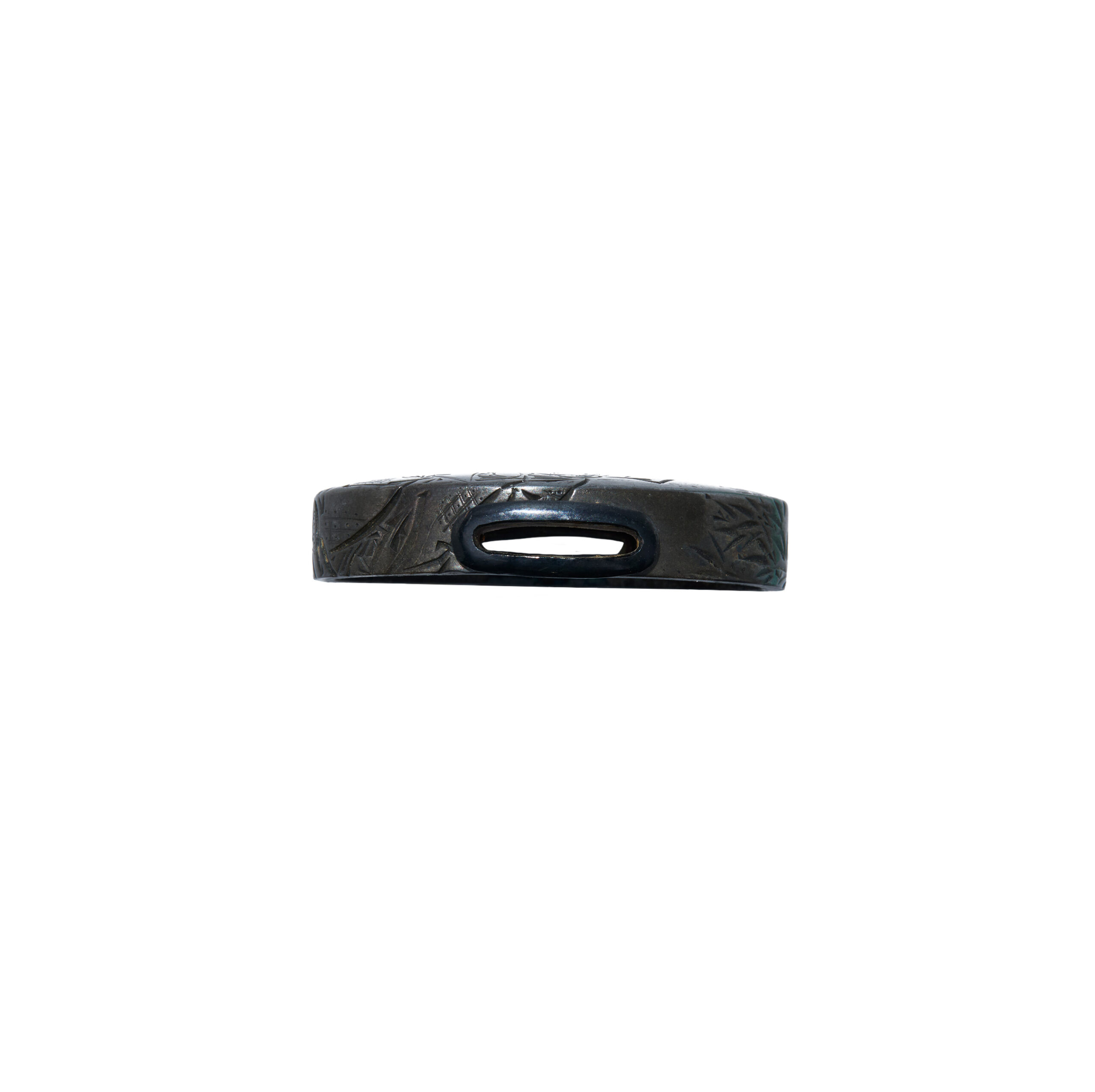 Antique Fuchi Kashira for Samurai Sword (F-57) - Image 4