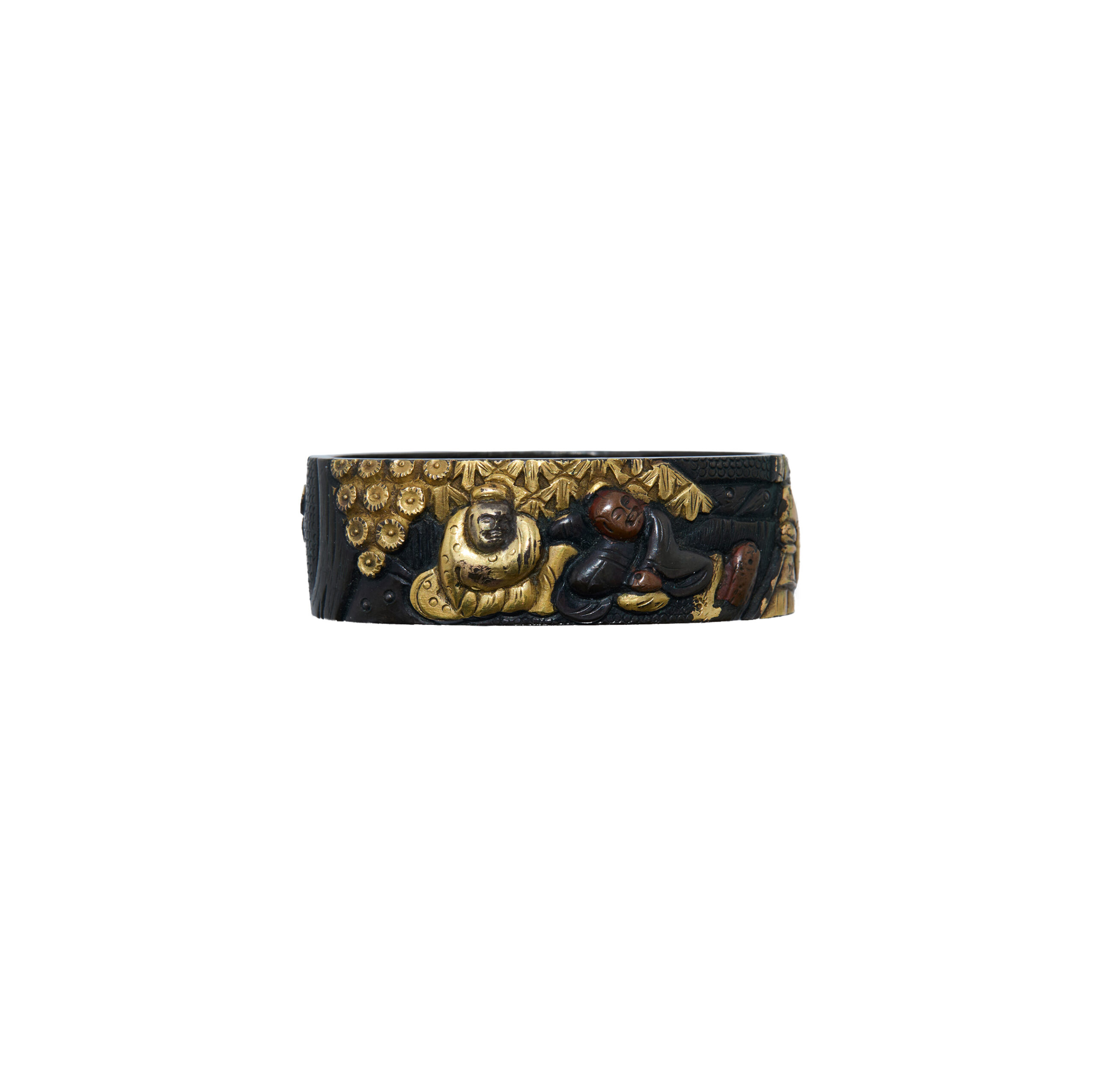 Antique Fuchi Kashira for Samurai Sword (F-58) - Image 6