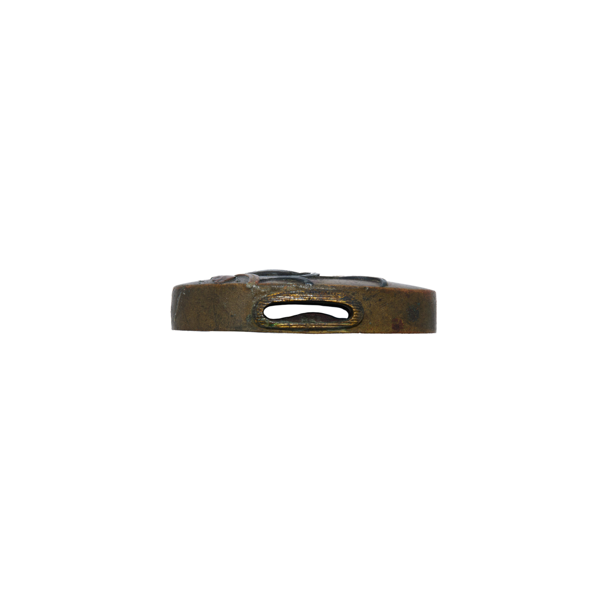 Antique Fuchi Kashira for Samurai Sword (F-59) - Image 4