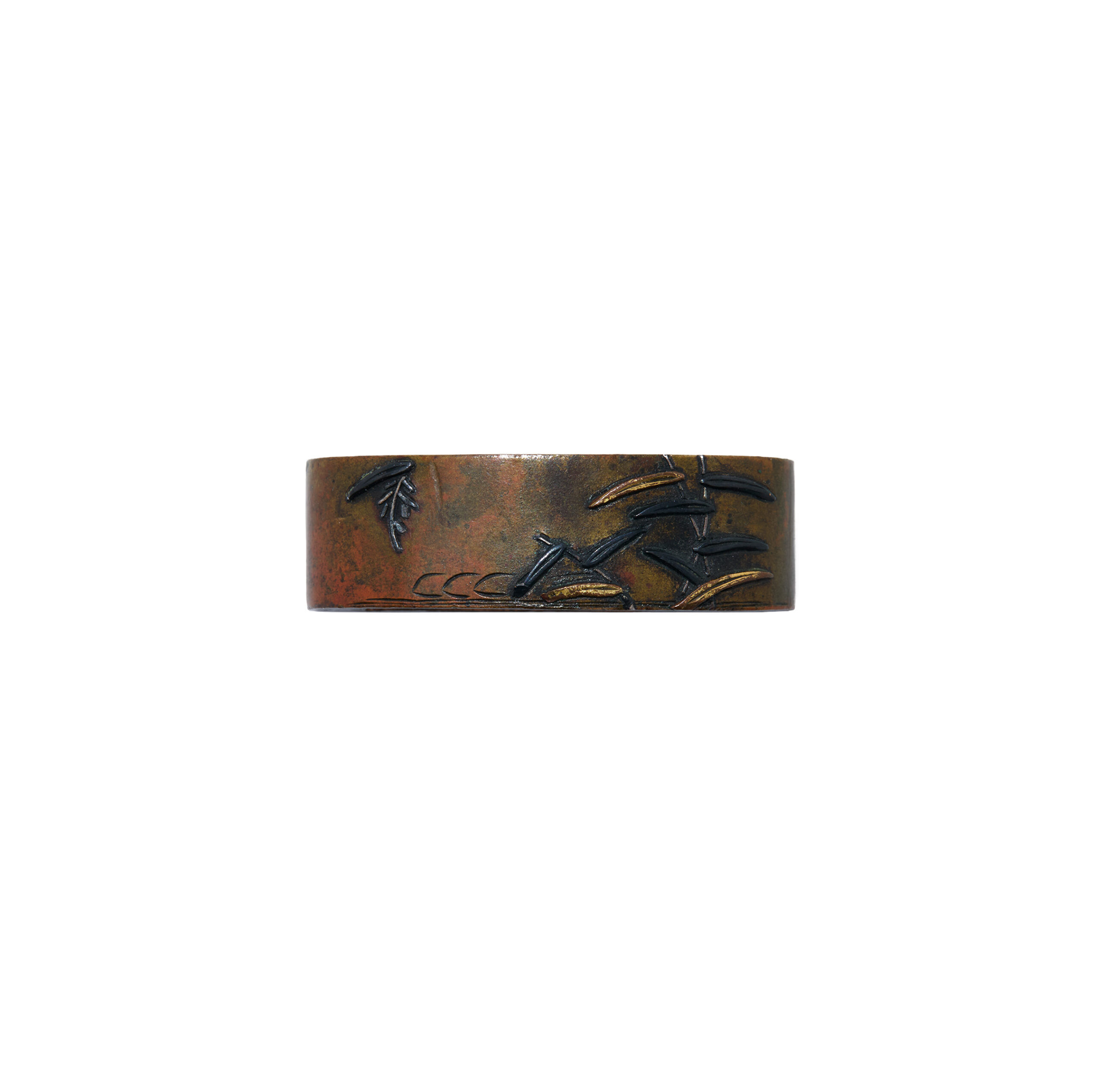 Antique Fuchi Kashira for Samurai Sword (F-59) - Image 6