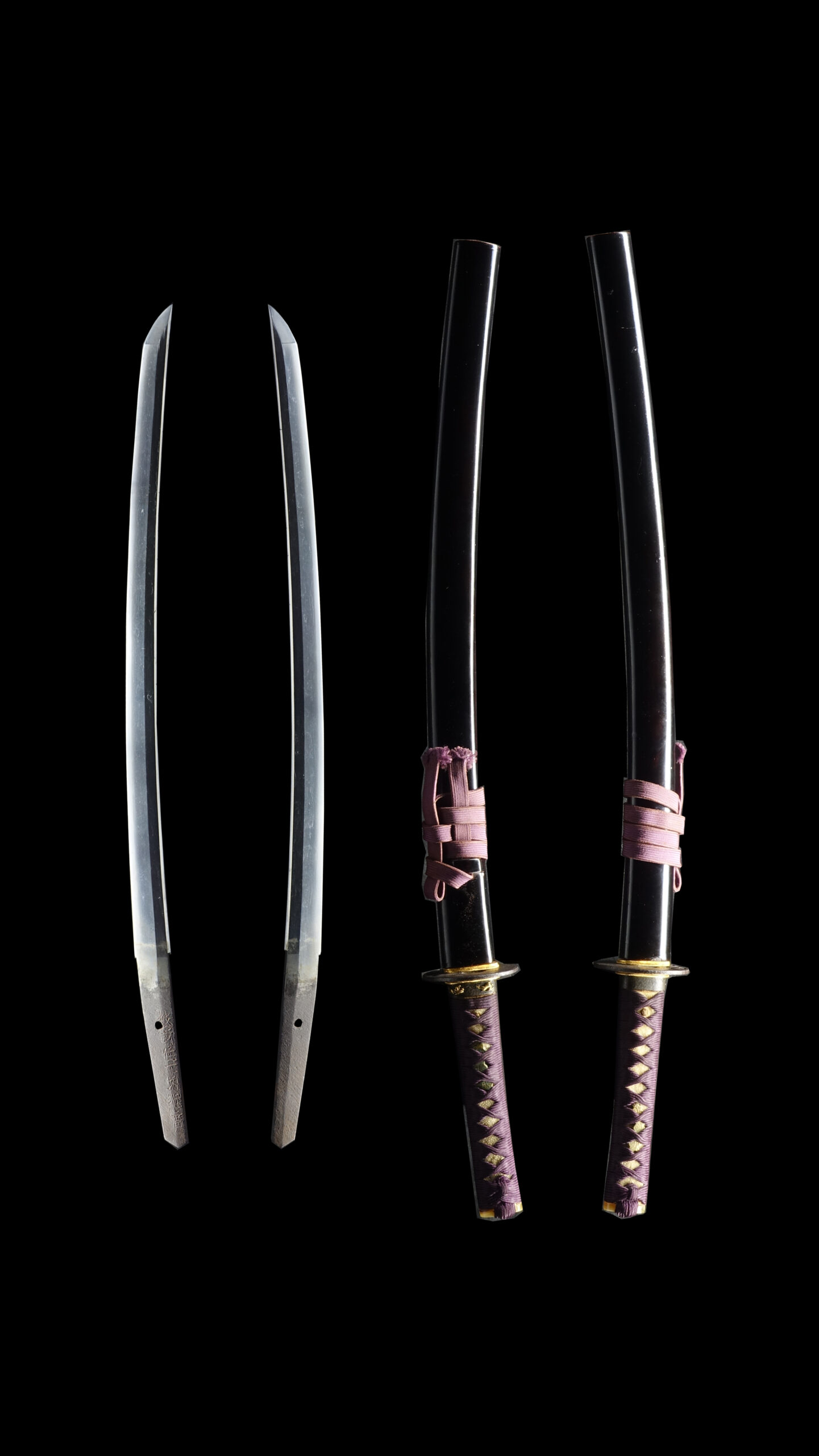 Antique Japanese Sword Daisho Attributed to Kanemoto and signed by Shimosaka Tsuguhiro <br> NTHK Kanteisho Certificate - Image 15