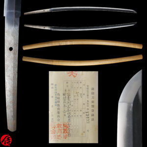 Authentic Modern Japanese Sword Katana Signed by Nagataka