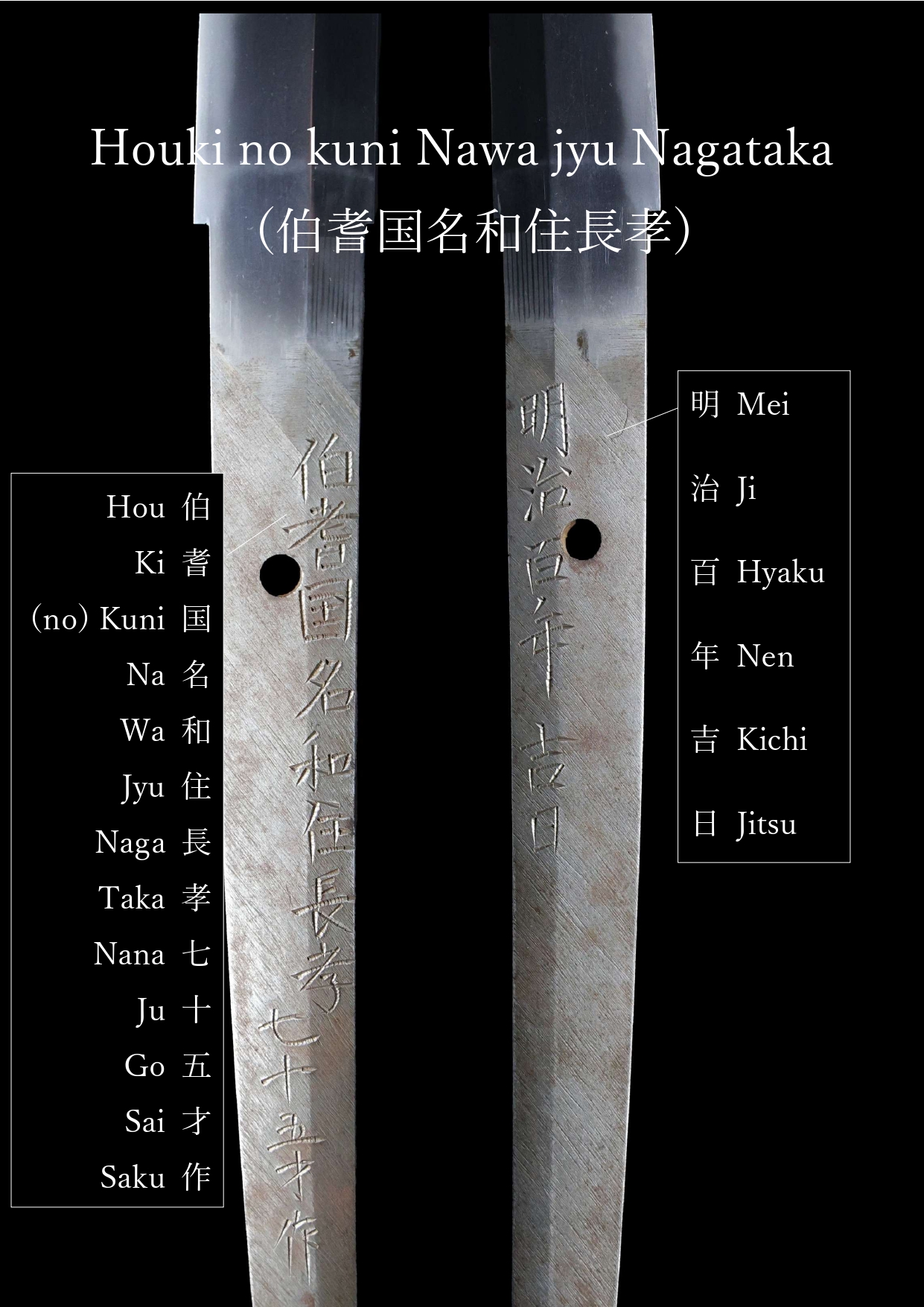 Authentic Modern Japanese Sword Katana Signed by Nagataka - Image 15