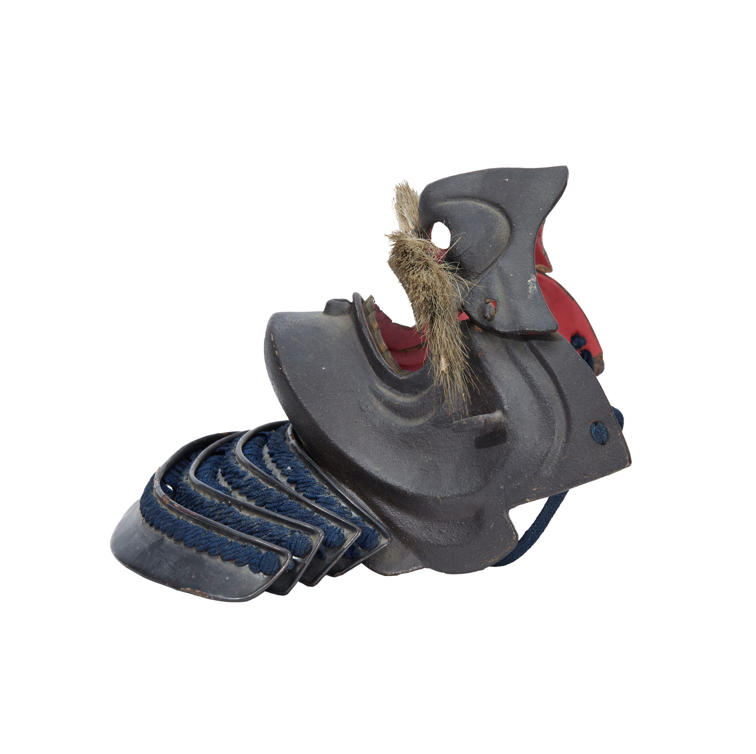 Antique Mid Edo Period Menpo Face Guard for Samurai Armor <span style="color: #ff0000;"> Kicho Shiryo</span> Certificate<br> (Menpo-29) - Image 3