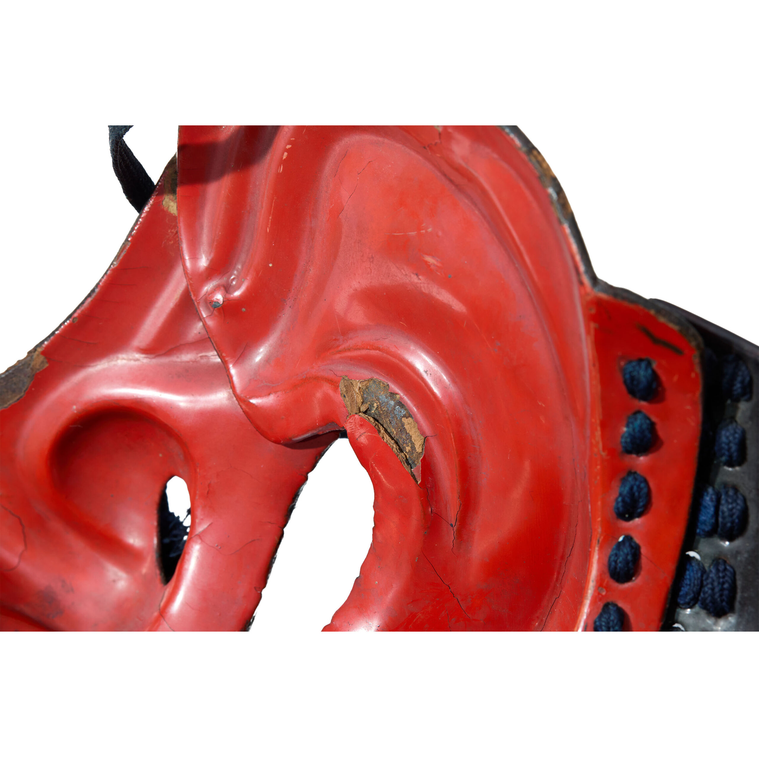 Antique Mid Edo Period Menpo Face Guard for Samurai Armor <span style="color: #ff0000;"> Kicho Shiryo</span> Certificate<br> (Menpo-29) - Image 8