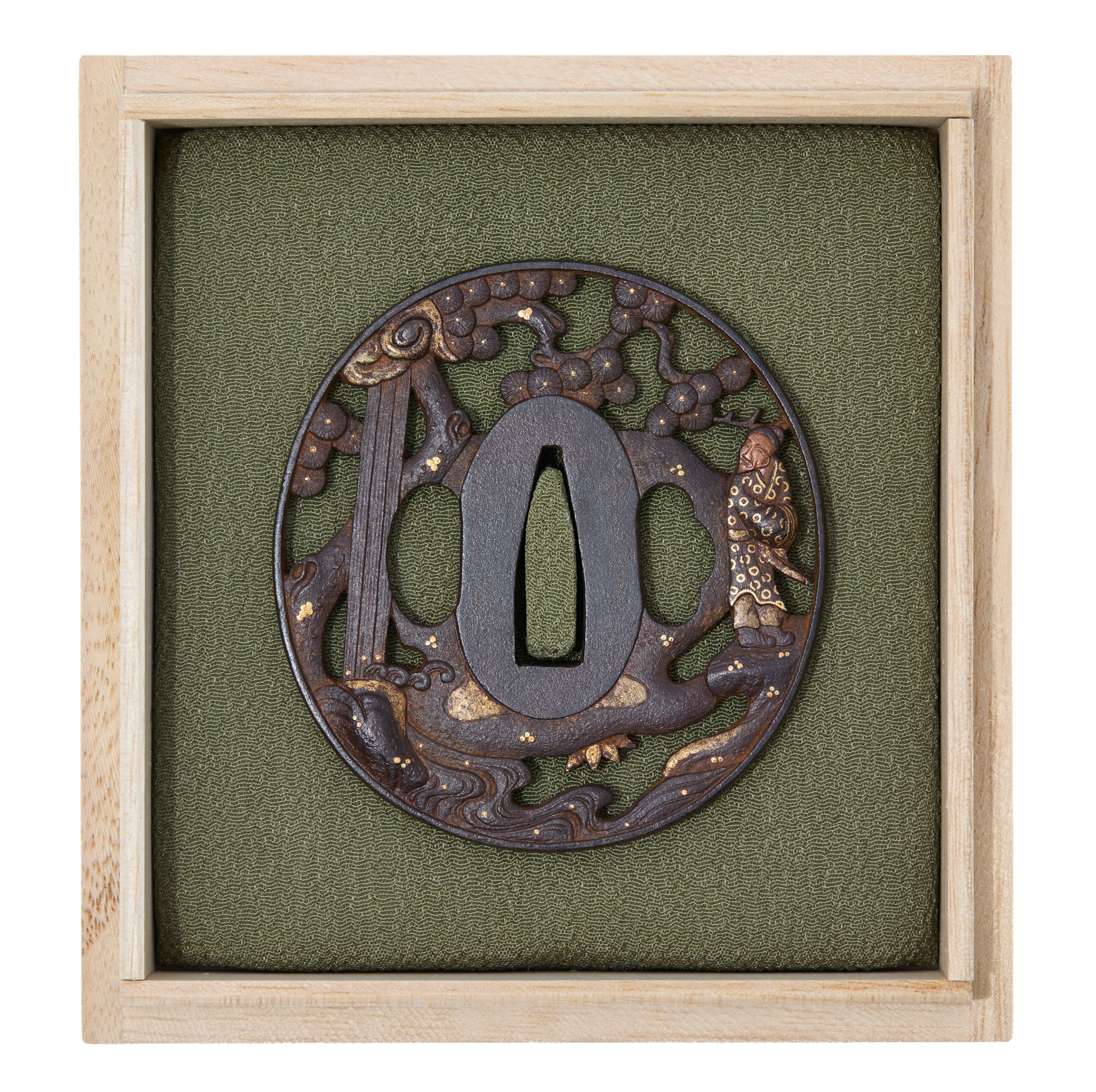 Antique Tsuba for Samurai Sword (T-854) - Image 2