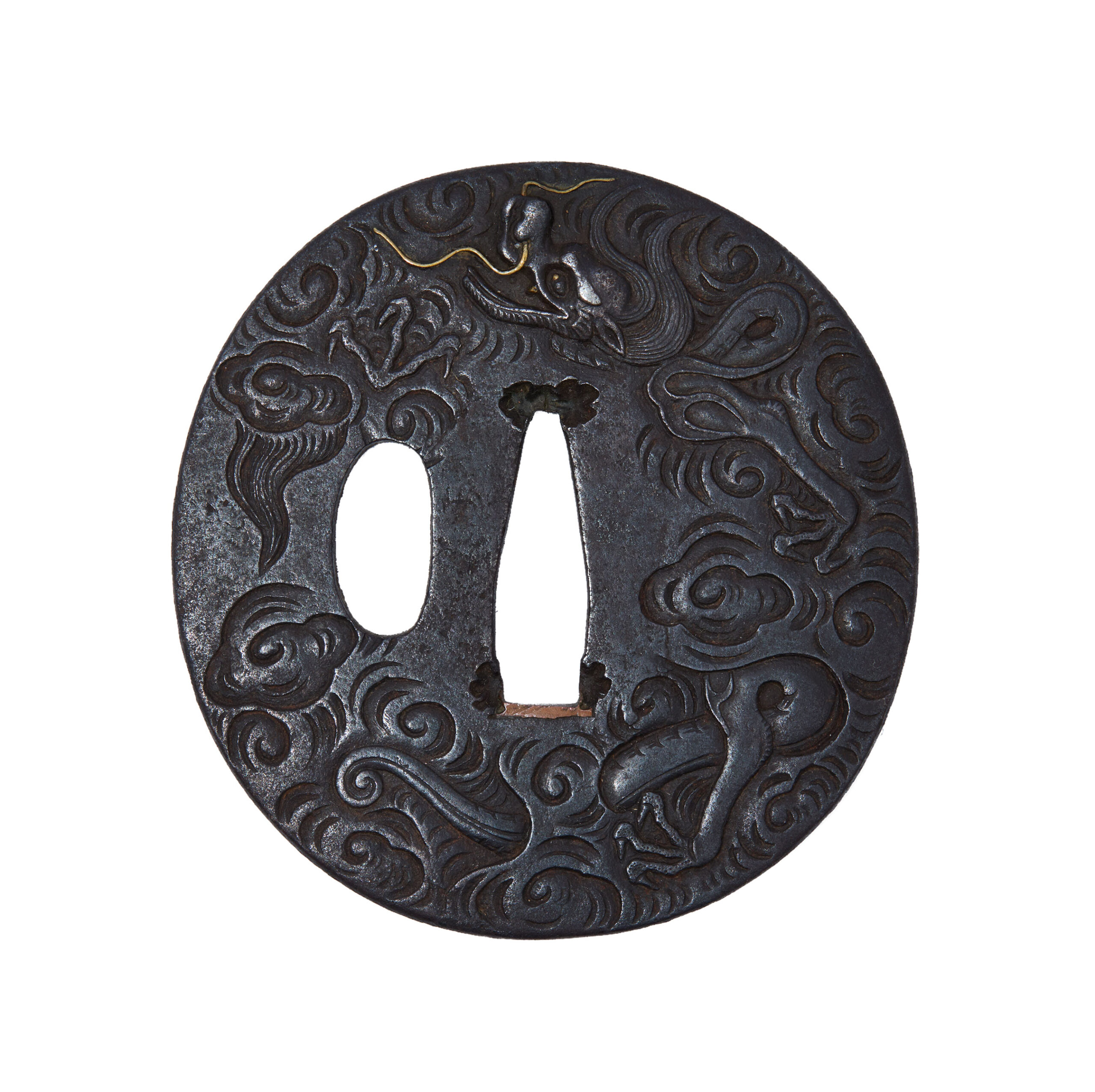 Antique Tsuba for Samurai Sword (T-850) - Image 3