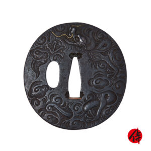 Antique Tsuba for Samurai Sword (T-850)