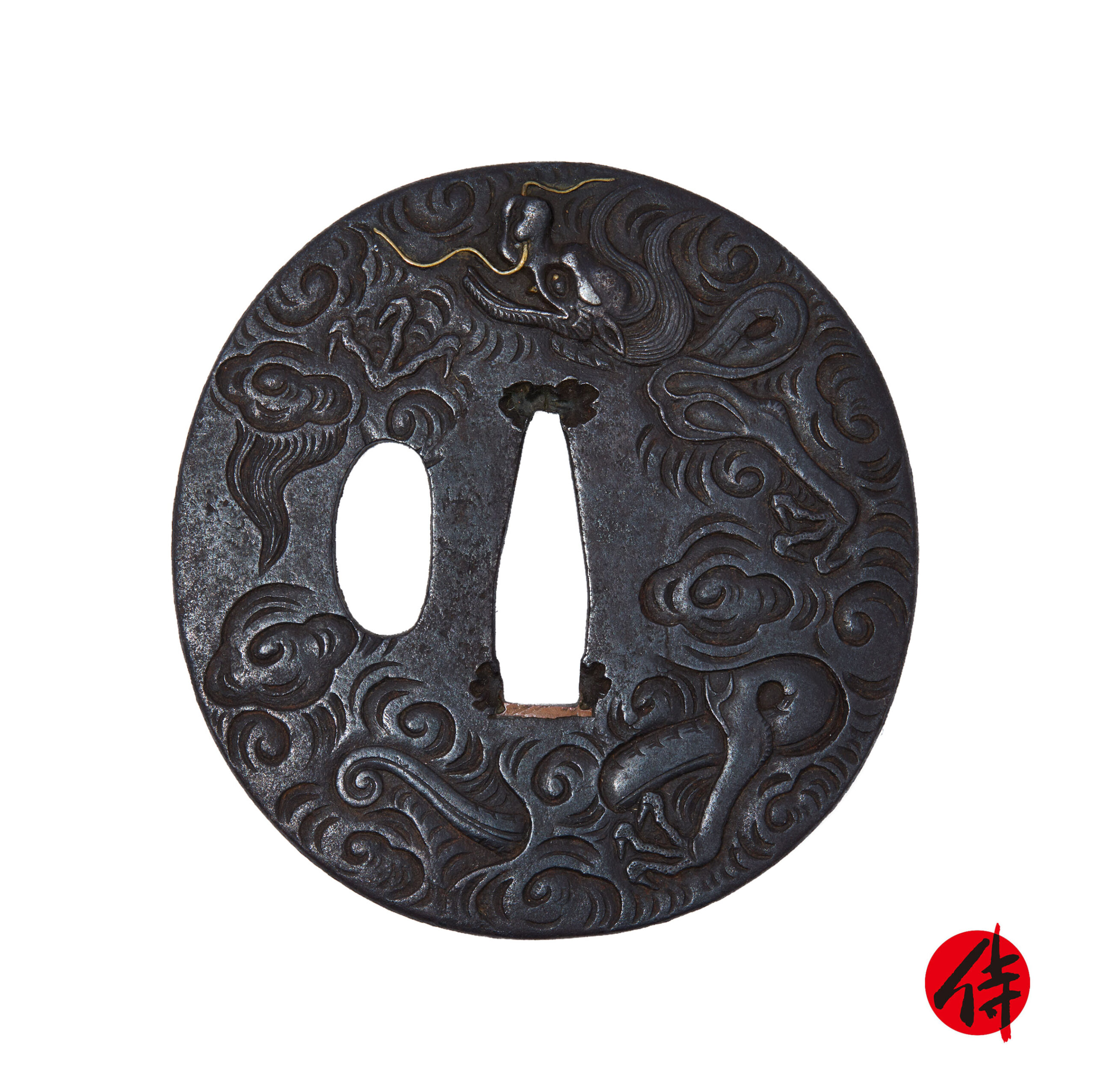 Antique Tsuba for Samurai Sword (T-850)