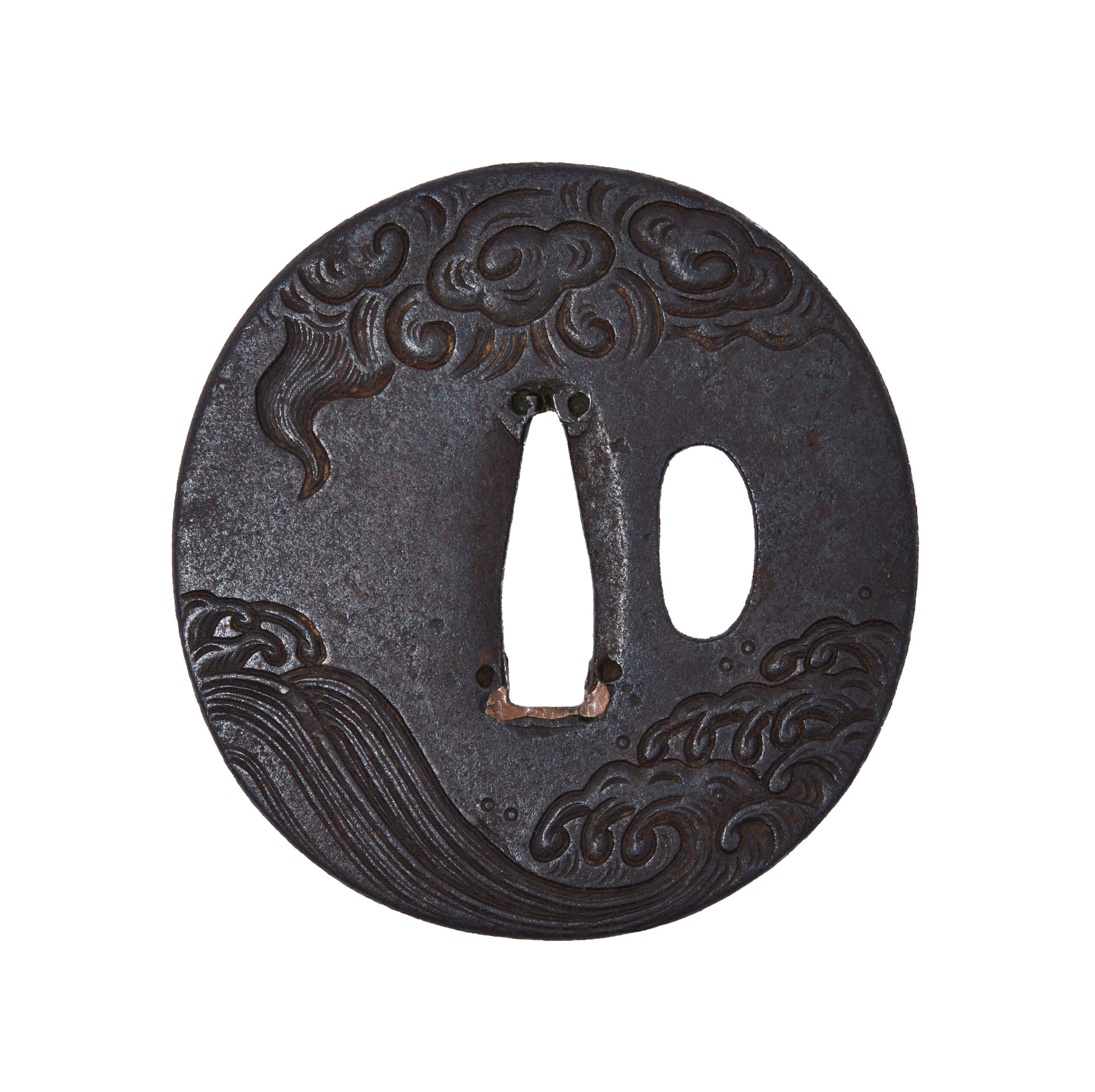 Antique Tsuba for Samurai Sword (T-850) - Image 4