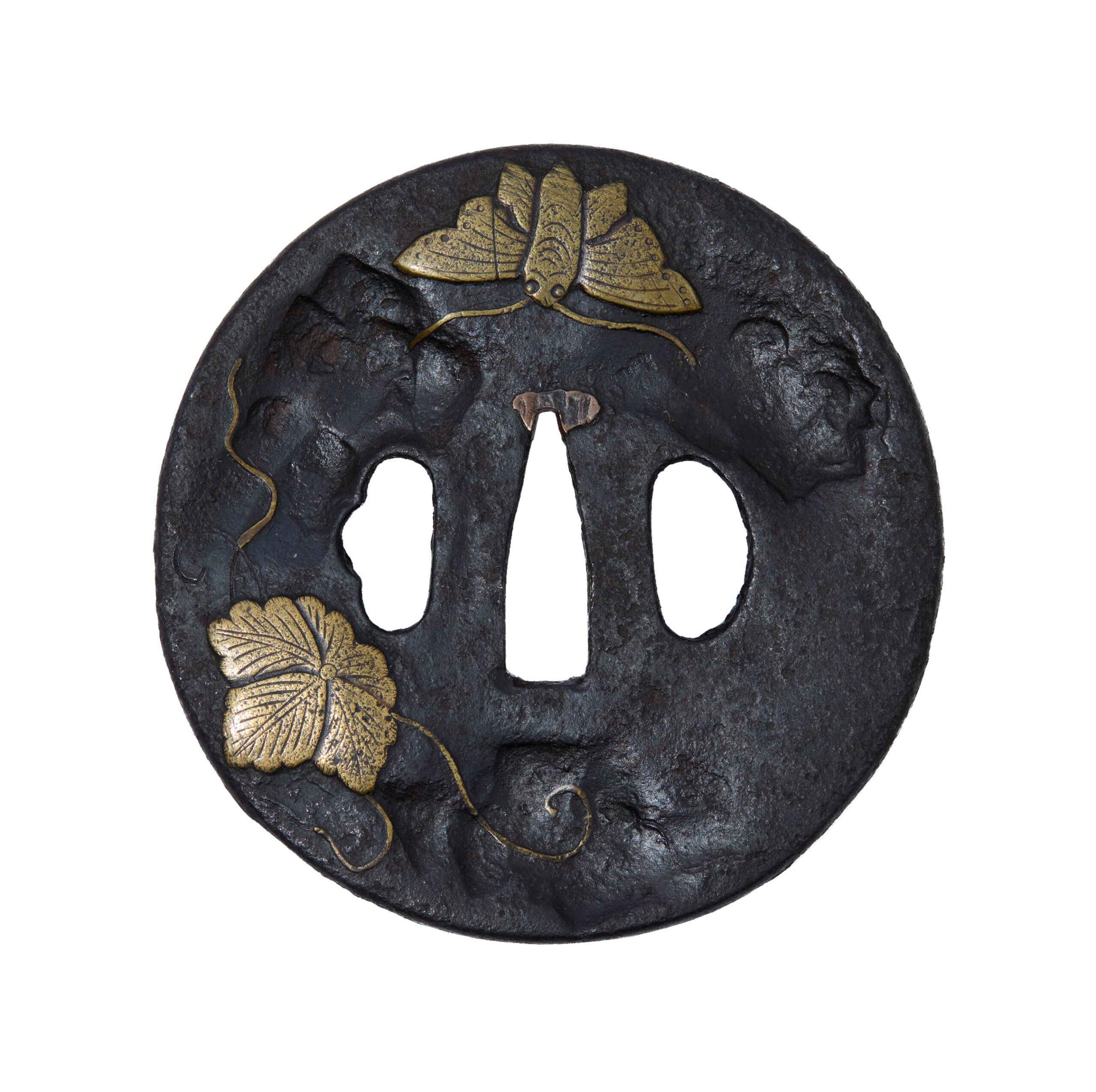 Antique Tsuba for Samurai Sword (T-857) - Image 4