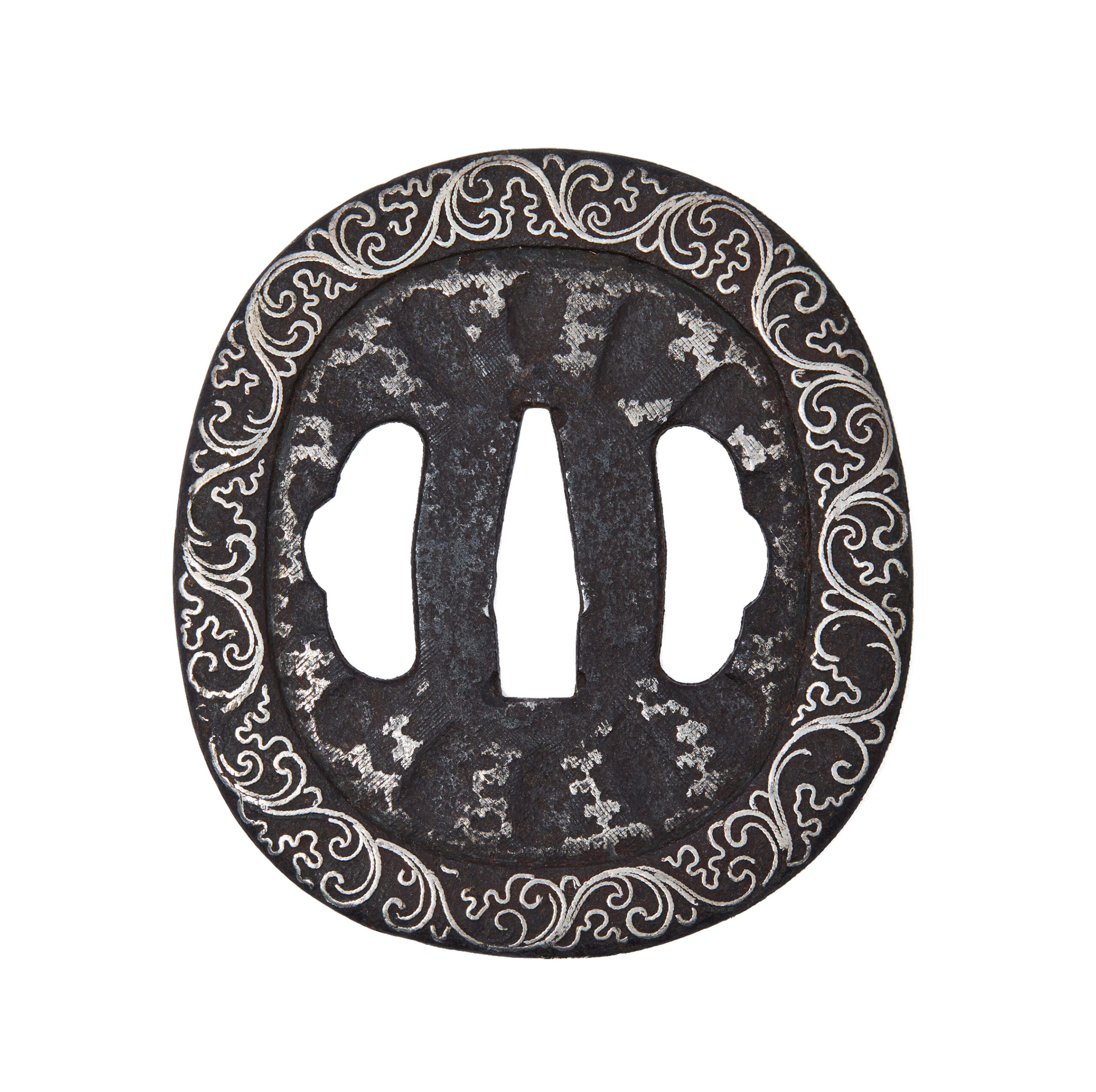Antique Tsuba for Samurai Sword (T-859) - Image 4
