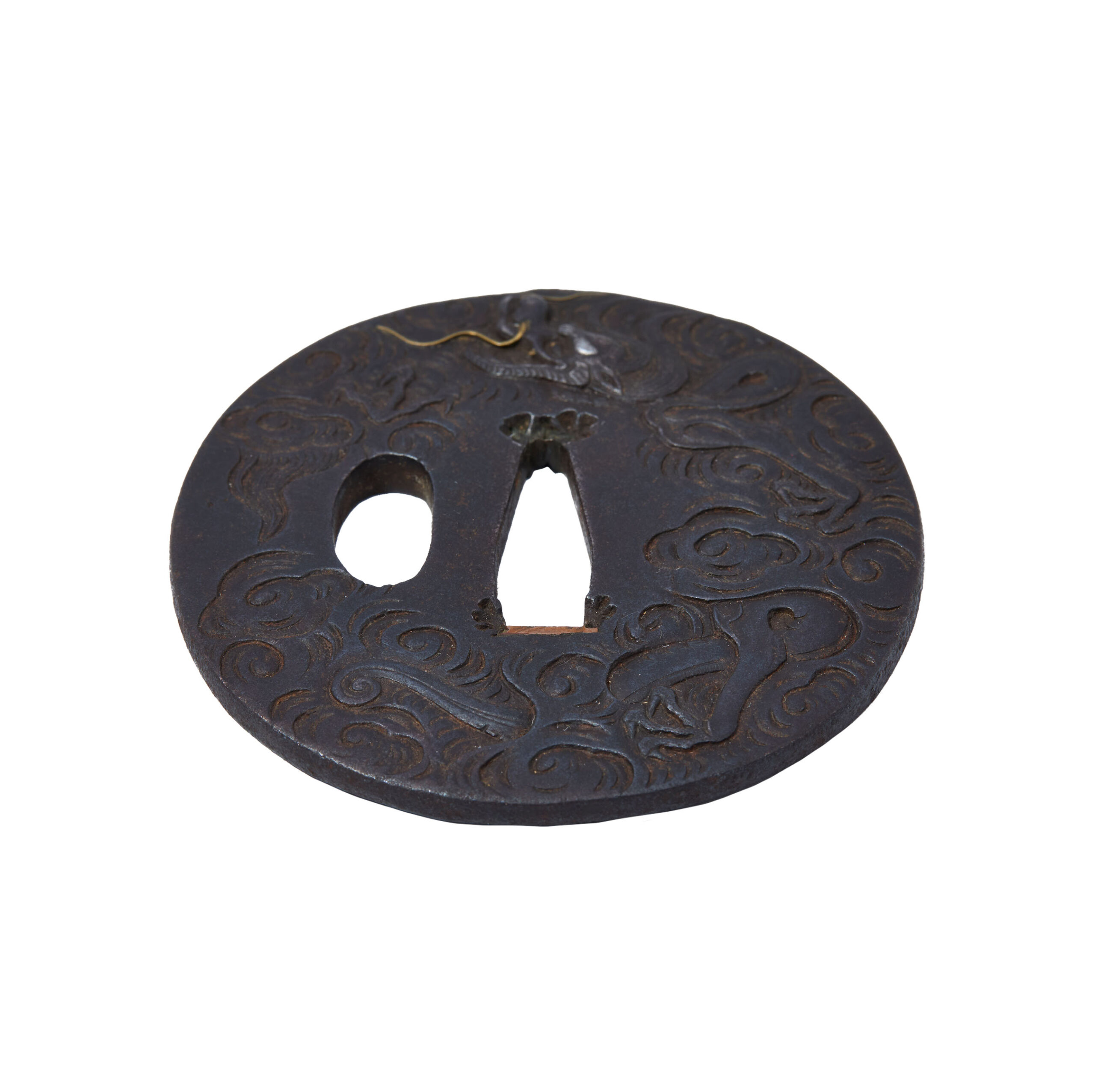 Antique Tsuba for Samurai Sword (T-850) - Image 5