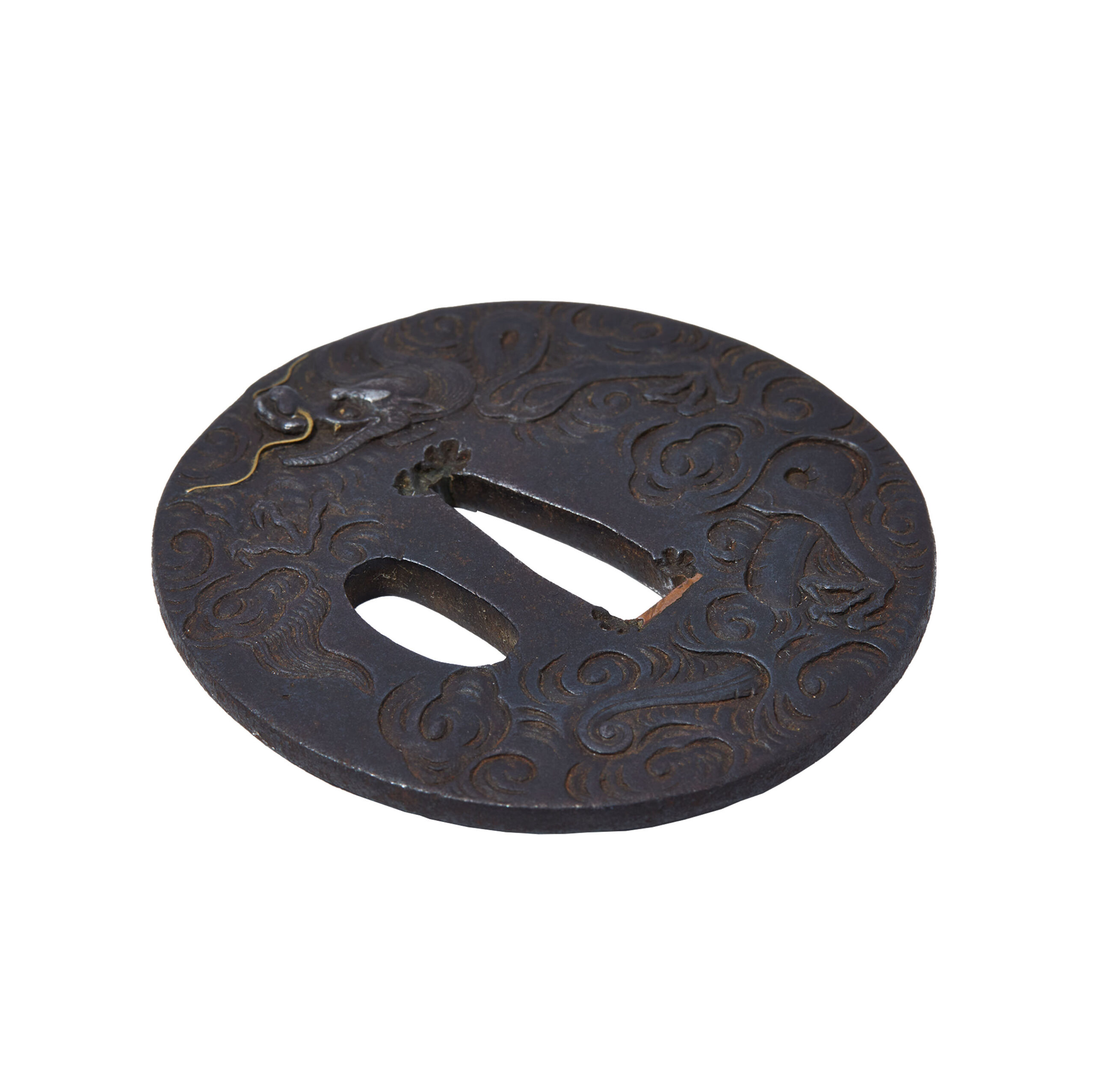 Antique Tsuba for Samurai Sword (T-850) - Image 6