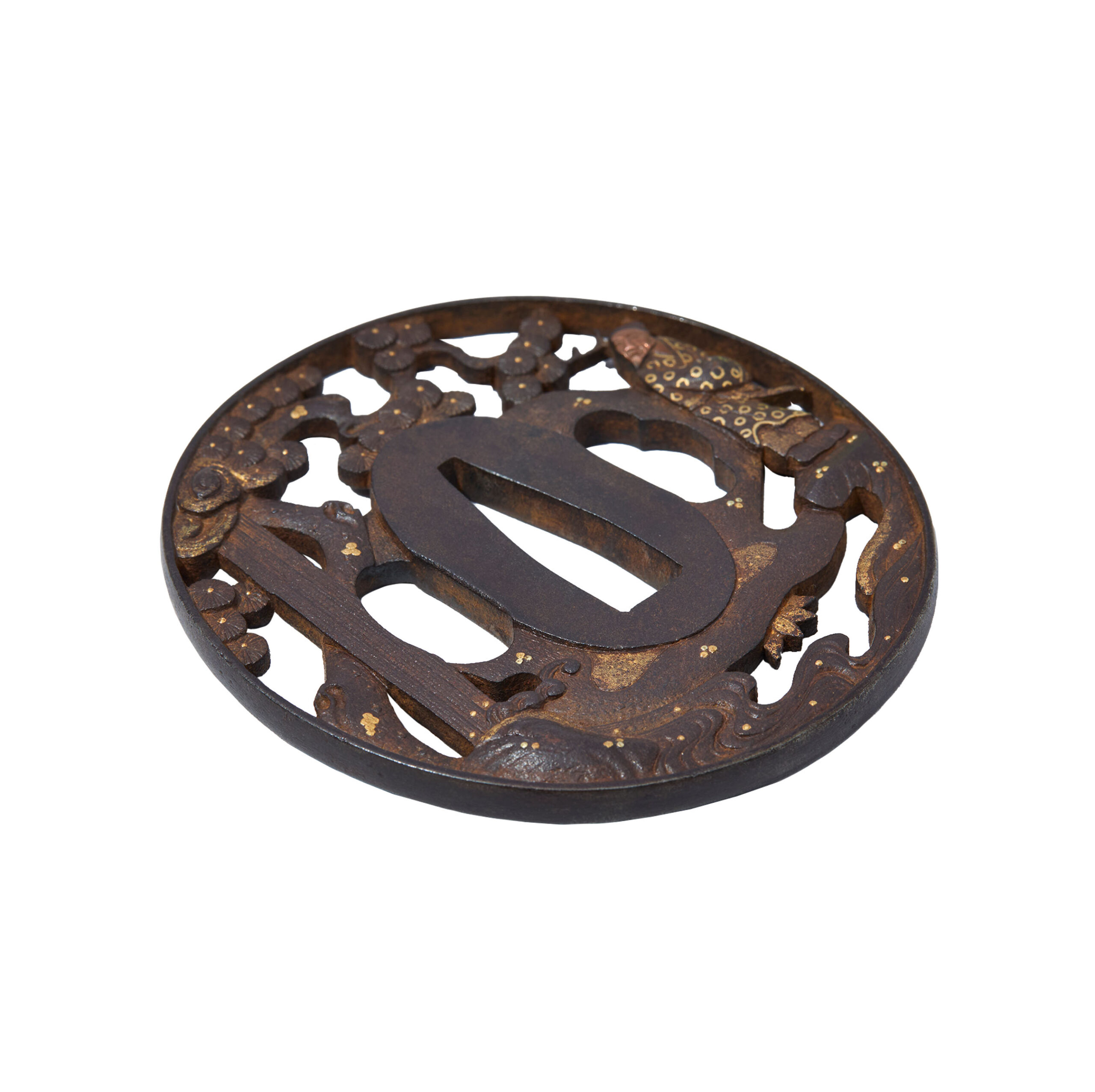 Antique Tsuba for Samurai Sword (T-854) - Image 6