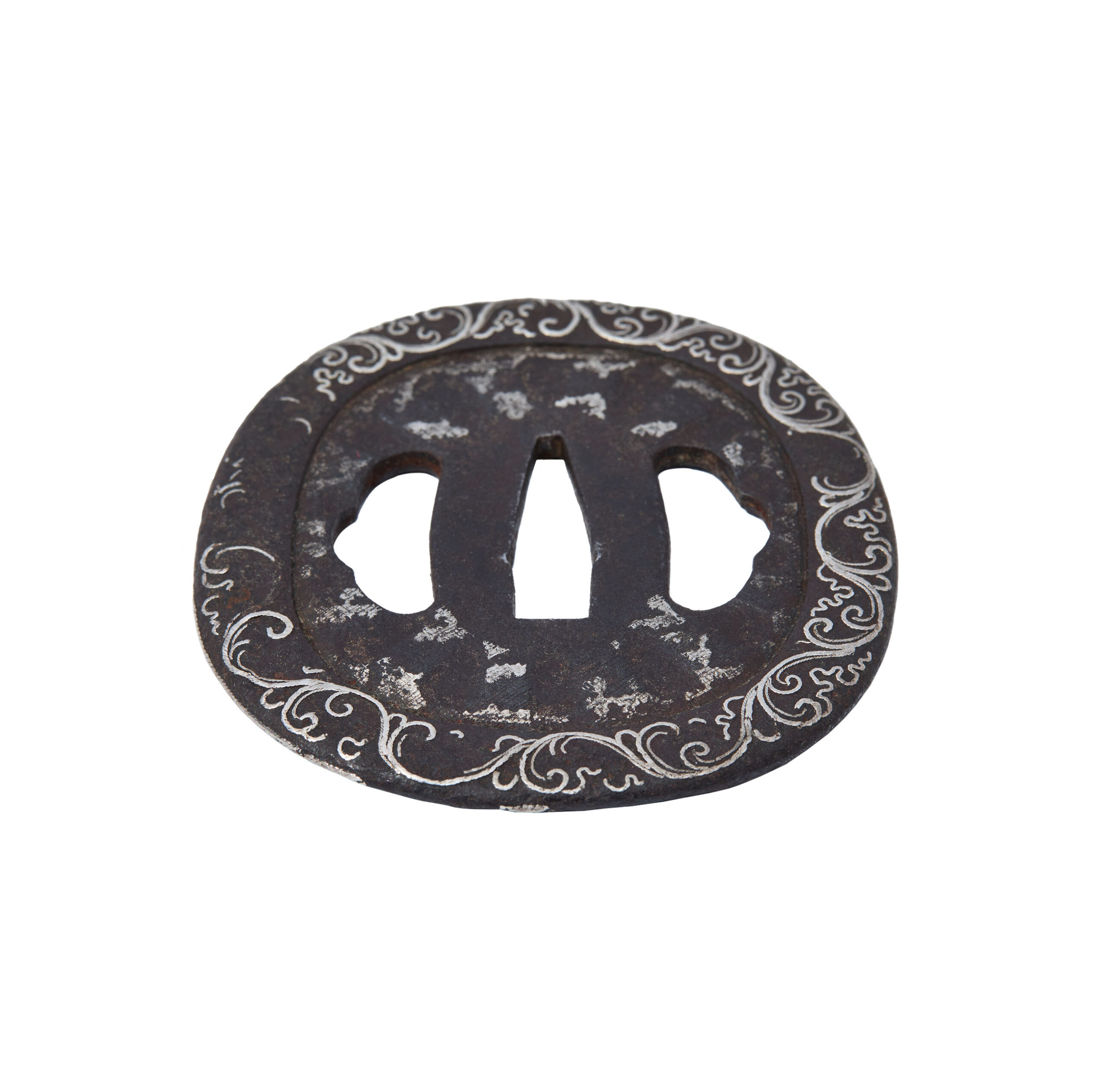 Antique Tsuba for Samurai Sword (T-859) - Image 5