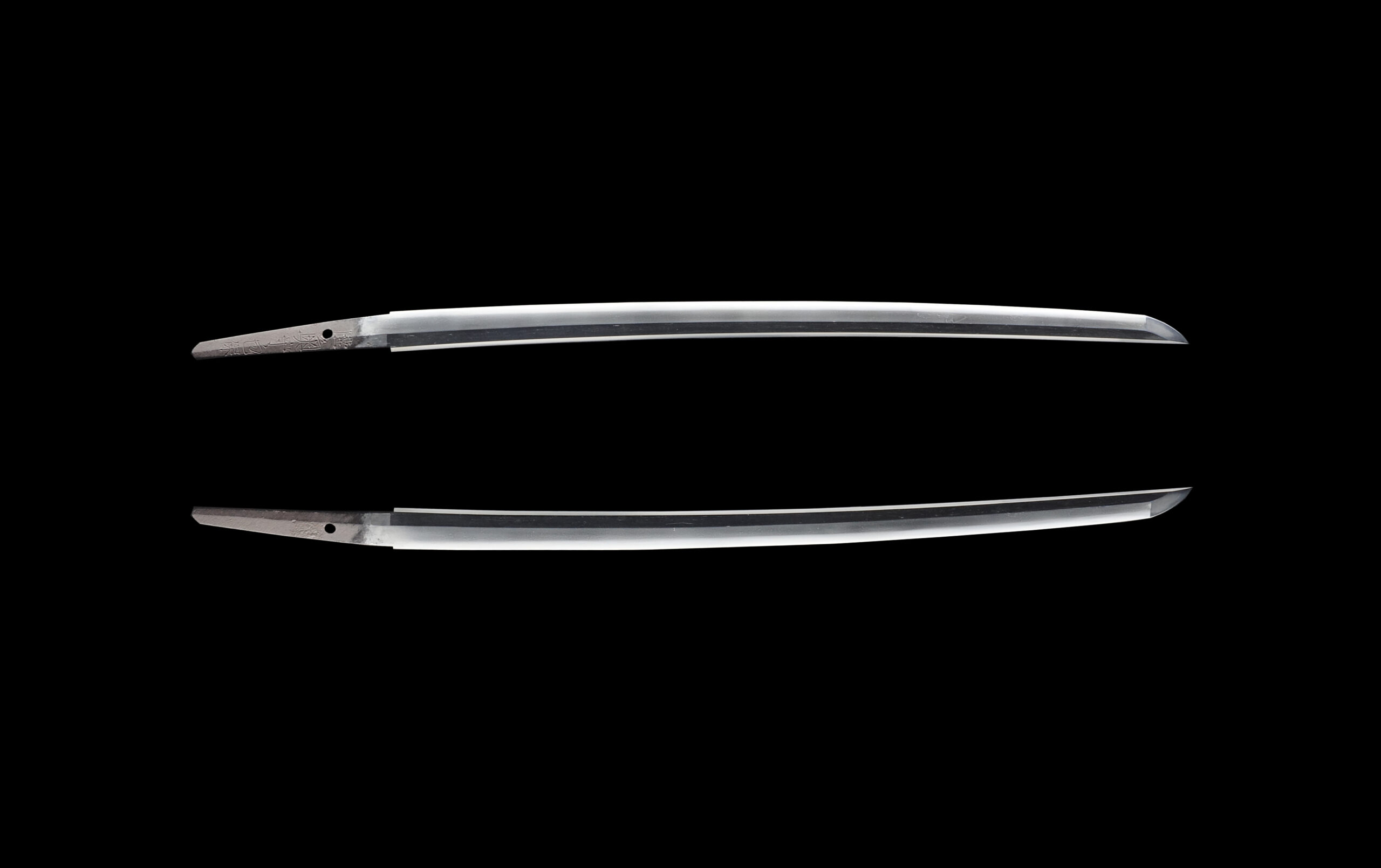 Antique Japanese Sword Wakizashi Signed by Kaneyasu <br> NTHK Kanteisho Certificate for the blade - Image 12