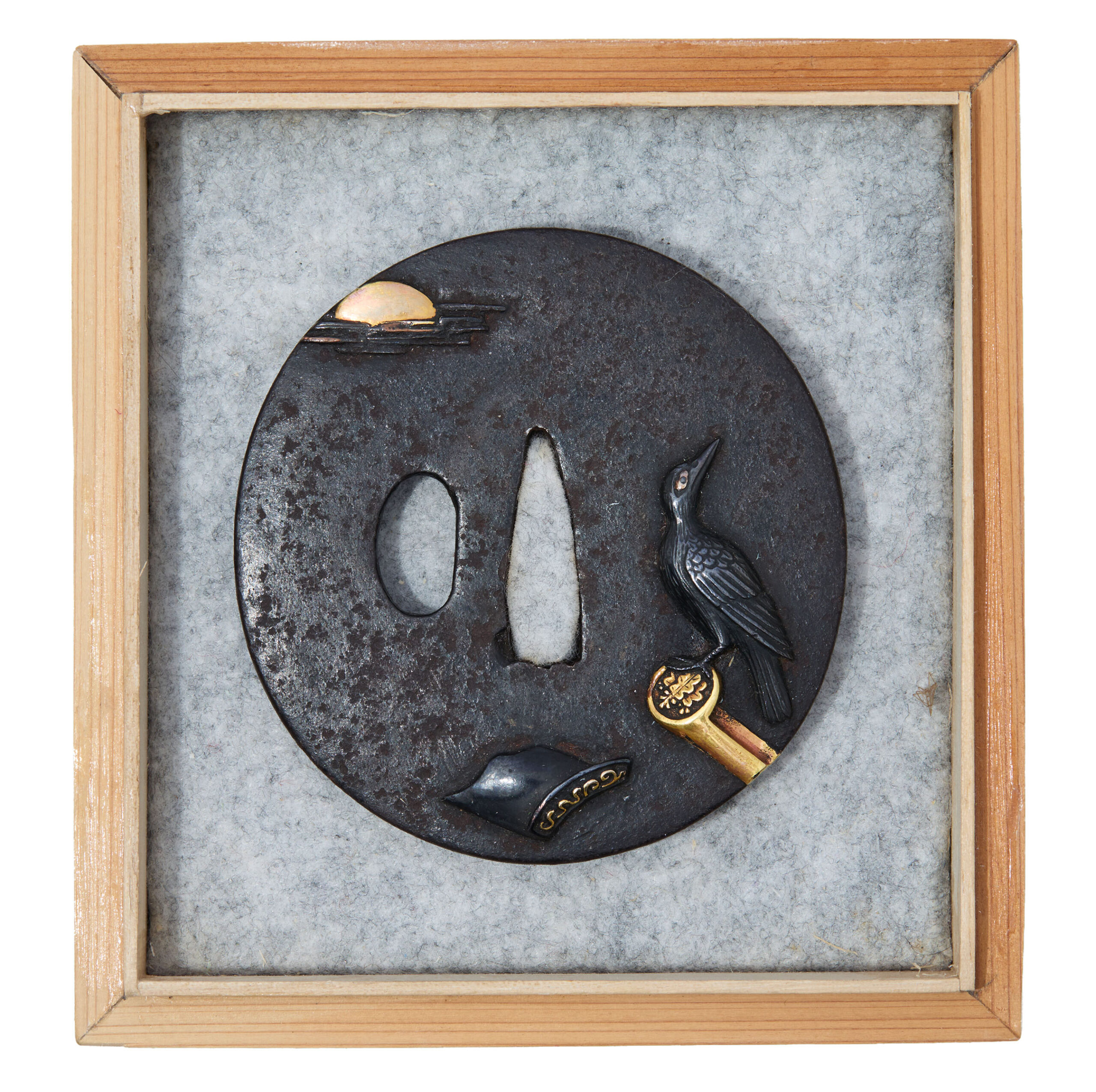 Antique Tsuba for Samurai Sword (T-862) - Image 2