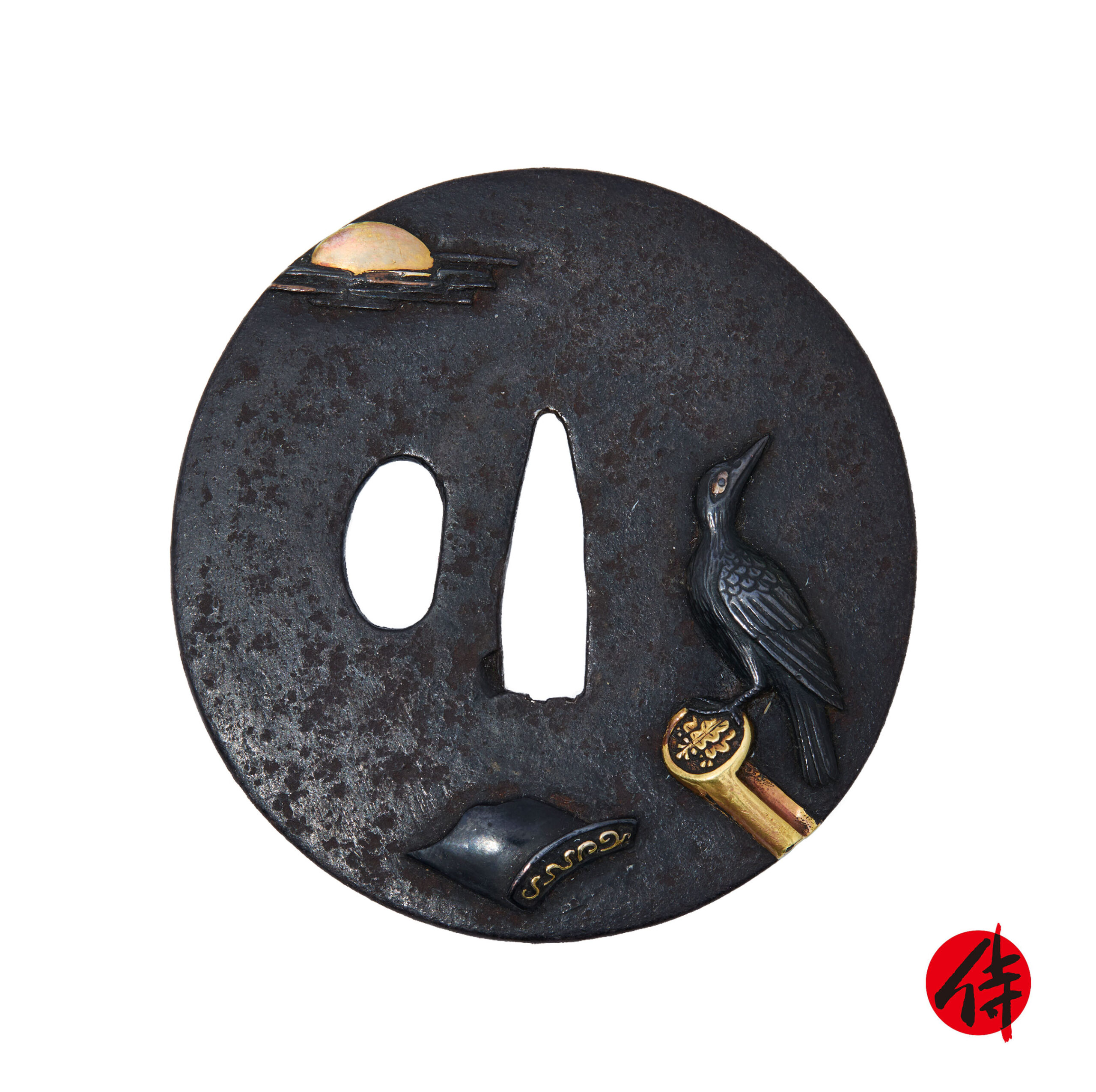 Antique Tsuba for Samurai Sword (T-862)