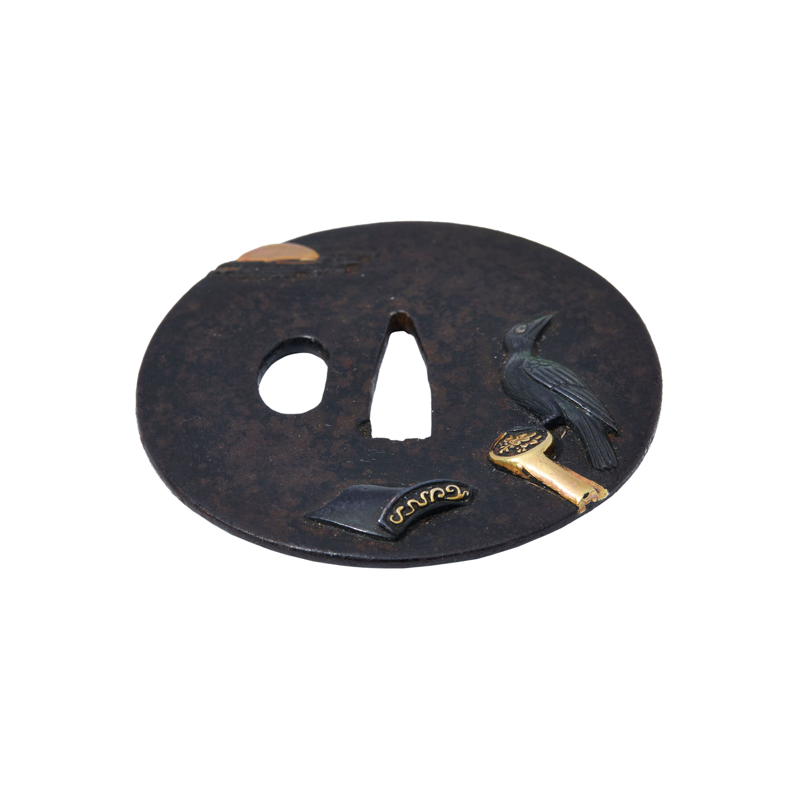 Antique Tsuba for Samurai Sword (T-862) - Image 5