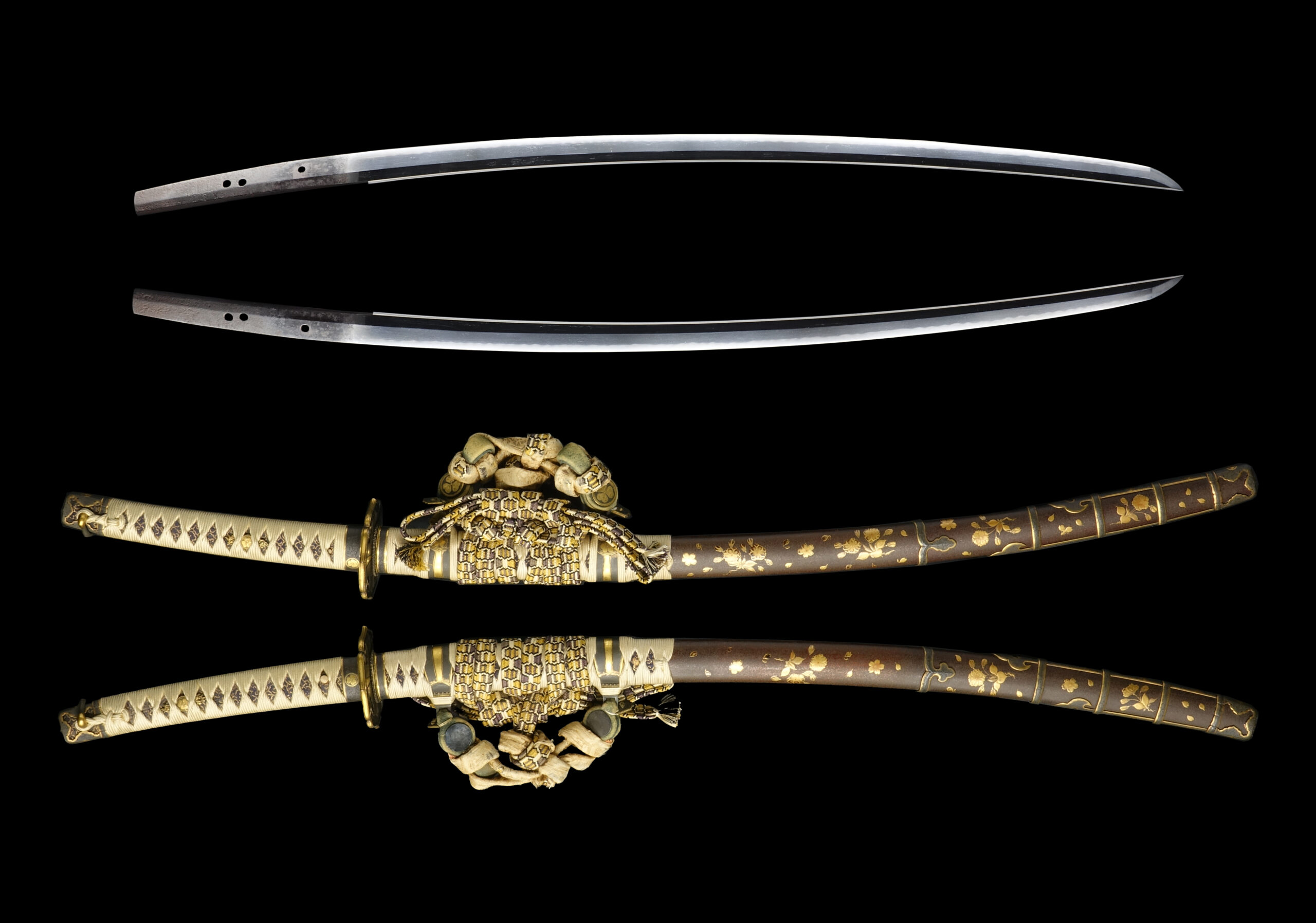 Antique Japanese Sword Katana Signed by Hirotsugu<br>NBTHK Tokubetsu Kichou Certificate for the blade and the Koshirae - Image 13