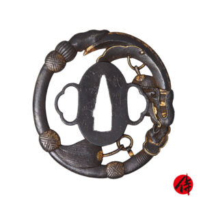 Antique Tsuba for Samurai Sword (T-871)