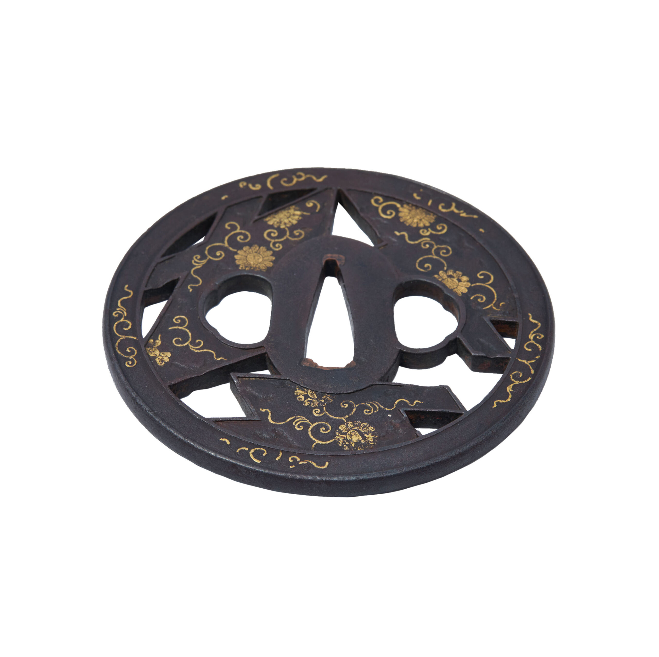 Antique Tsuba for Samurai Sword (T-875) - Image 5