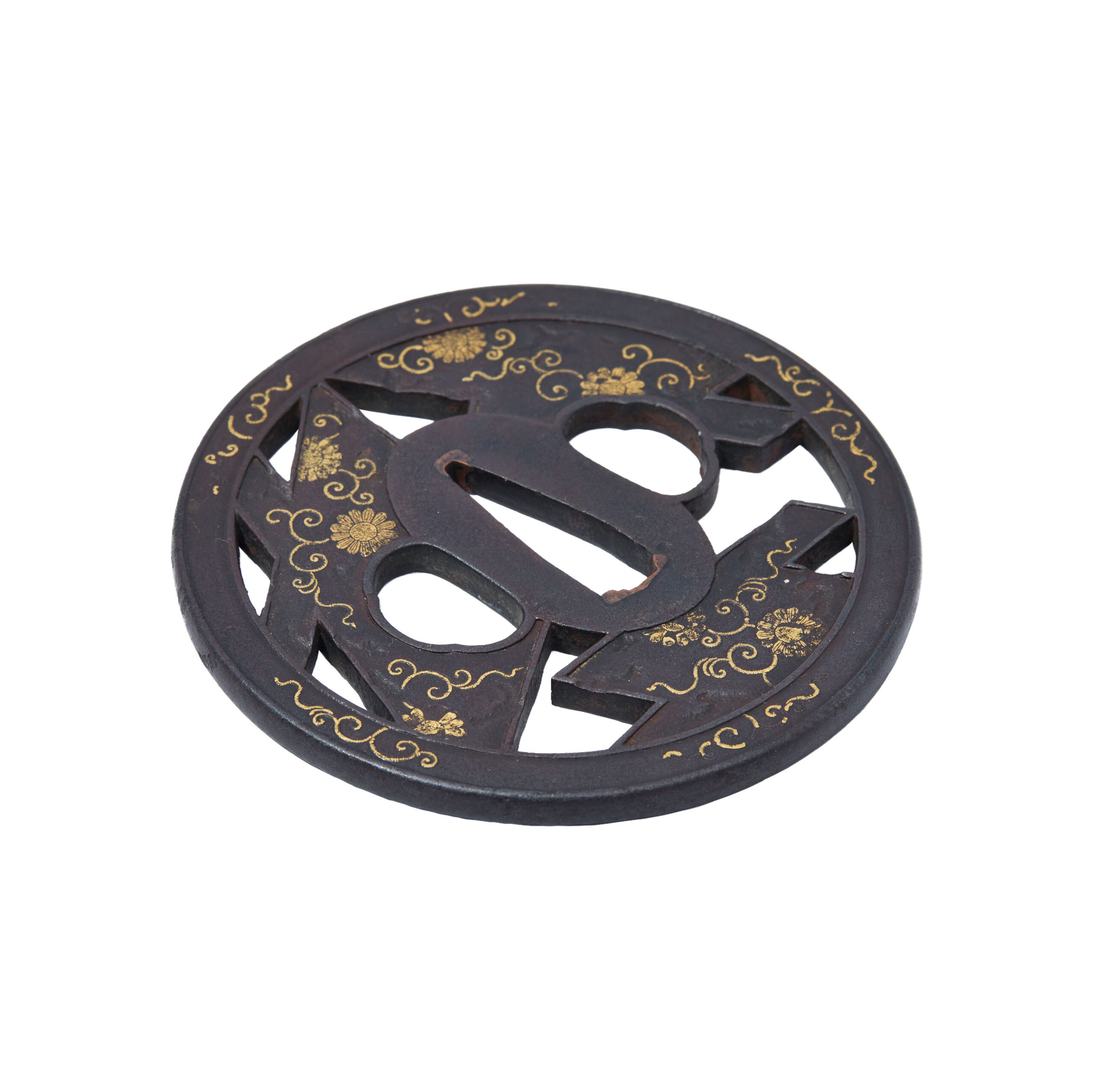 Antique Tsuba for Samurai Sword (T-875) - Image 6