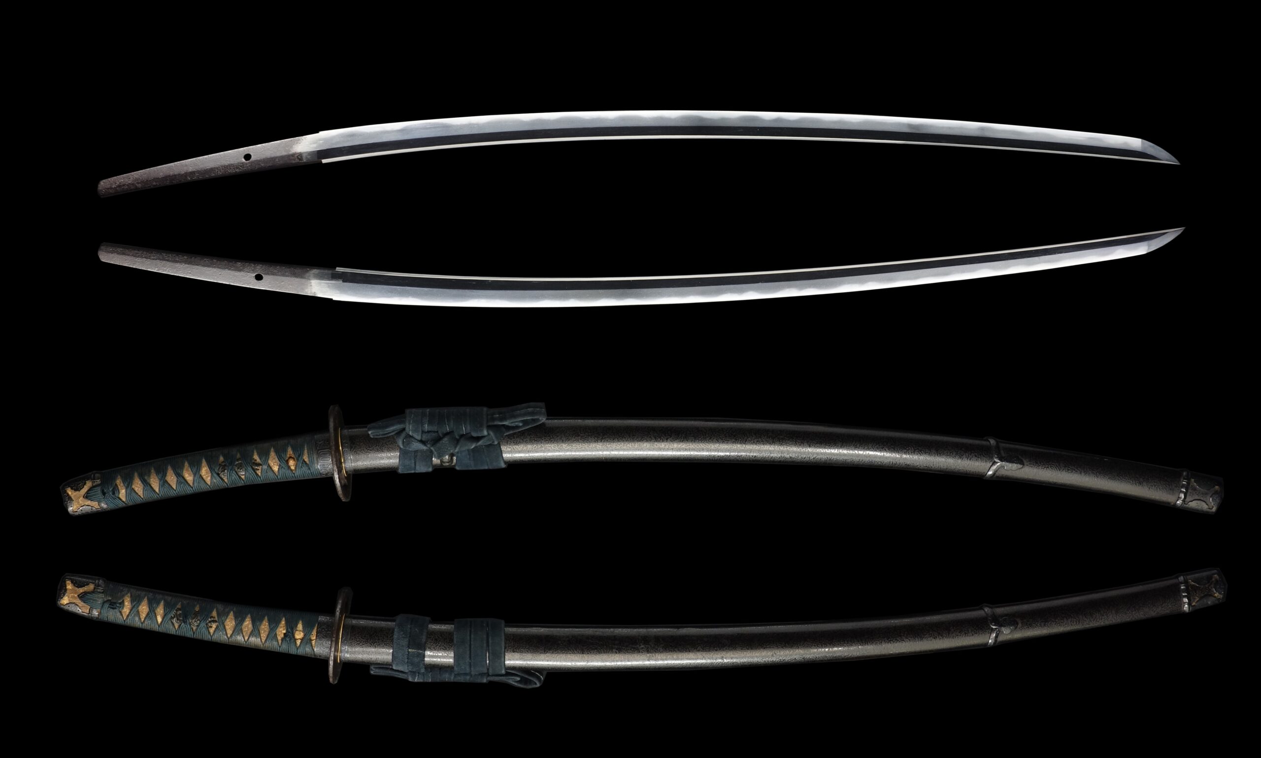 Antique Japanese Sword Katana signed by Kaneyasu <br>NBTHK<span style="color: #ff0000;"> Hozon </span>Certificate - Image 13