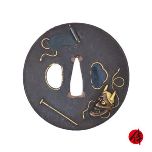 Antique Tsuba for Samurai Sword (T-885)