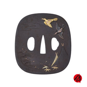 Antique Tsuba for Samurai Sword (T-887)