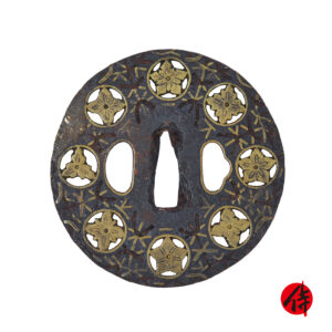 Antique Tsuba for Samurai Sword (T-888)