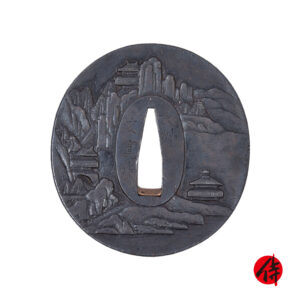 Antique Tsuba for Samurai Sword (T-892)