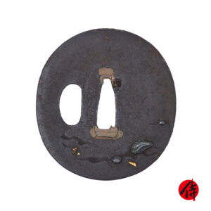 Antique Tsuba for Samurai Sword (T-896)