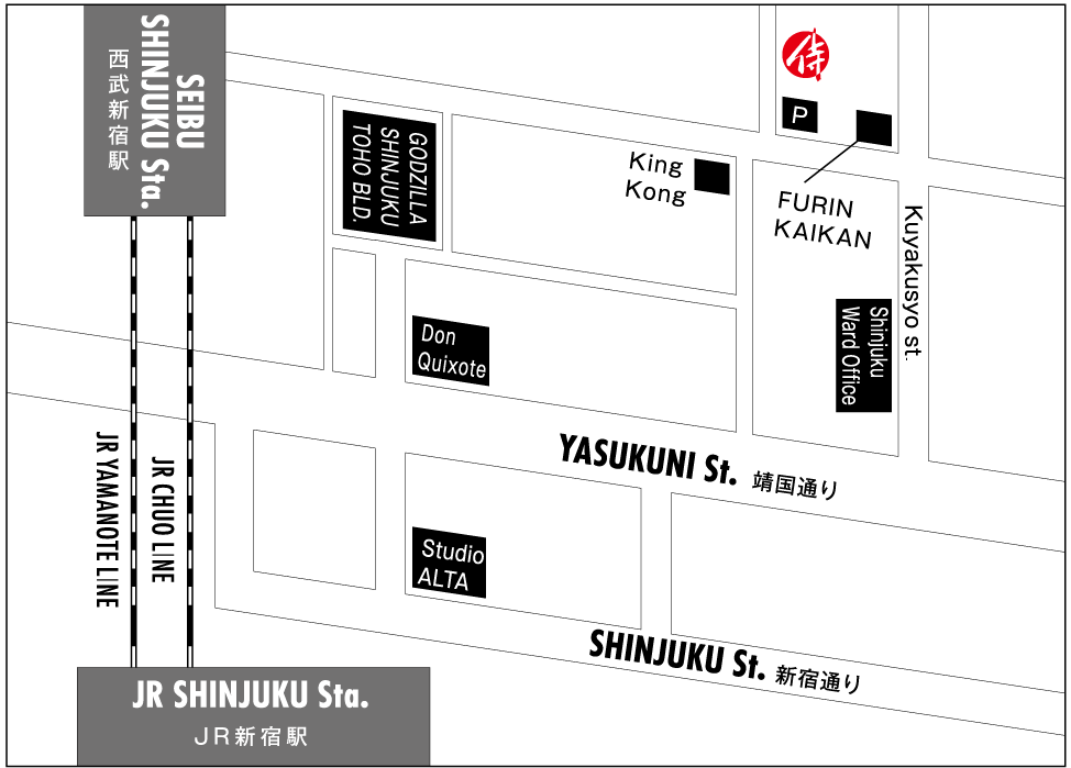 サムライミュージアムマップ
